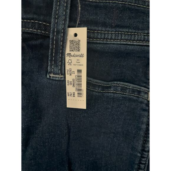 Madewell NWT High-Rise Slim‎ Straight Jeans in Bryston Wash Size 23 MSRP $98 - Picture 8 of 8